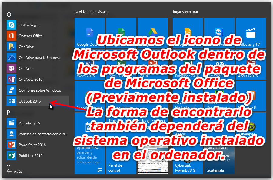 Guía gráfica de configuración del correo electrónico en Microsoft Outlook (Paso a Paso) Configuración del correo electrónico en microsoft outlook 2016, paso a paso.